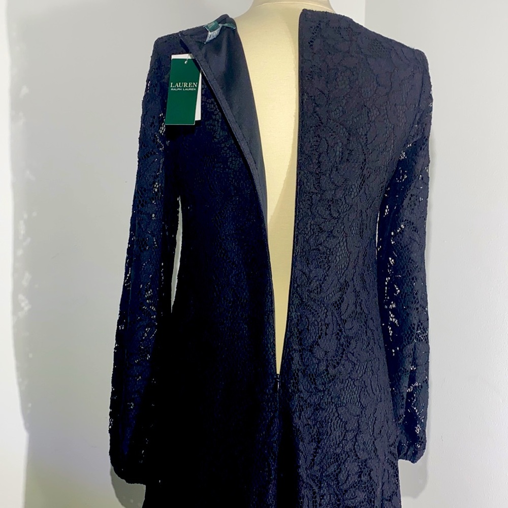 Ralph Lauren Dress Embroidered Black - Picture 3 of 9